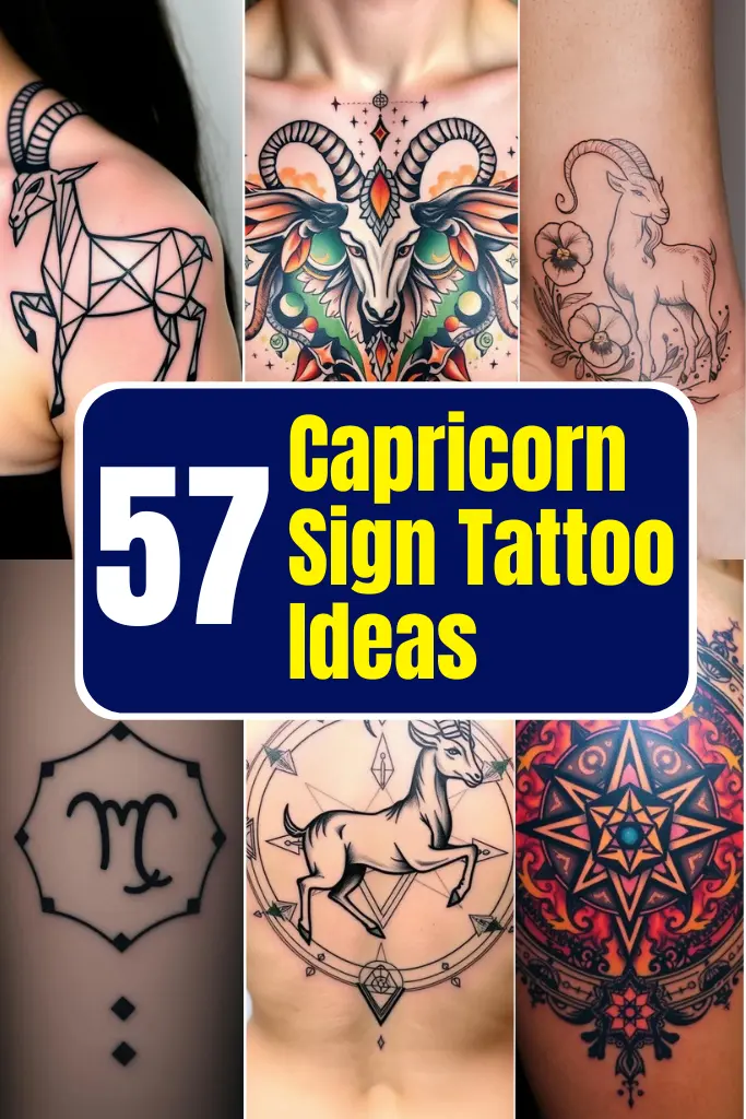 55+ Stunning Capricorn Sign Tattoo Ideas to Inspire You