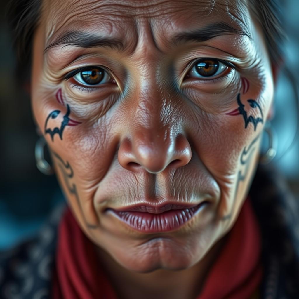 Alaska Native Traditional Face Tattoos