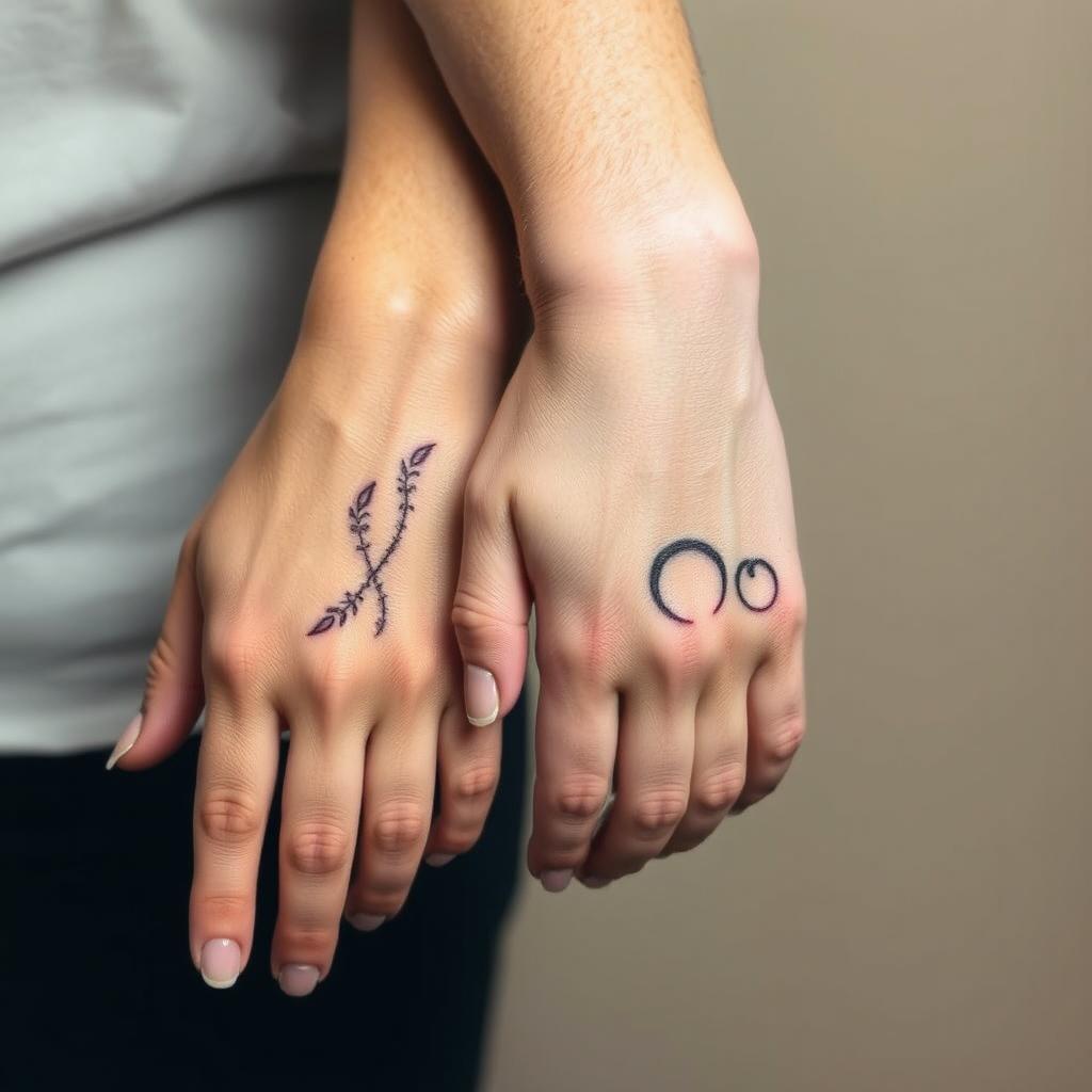 Aunt and Niece Matching Tattoo Design Styles