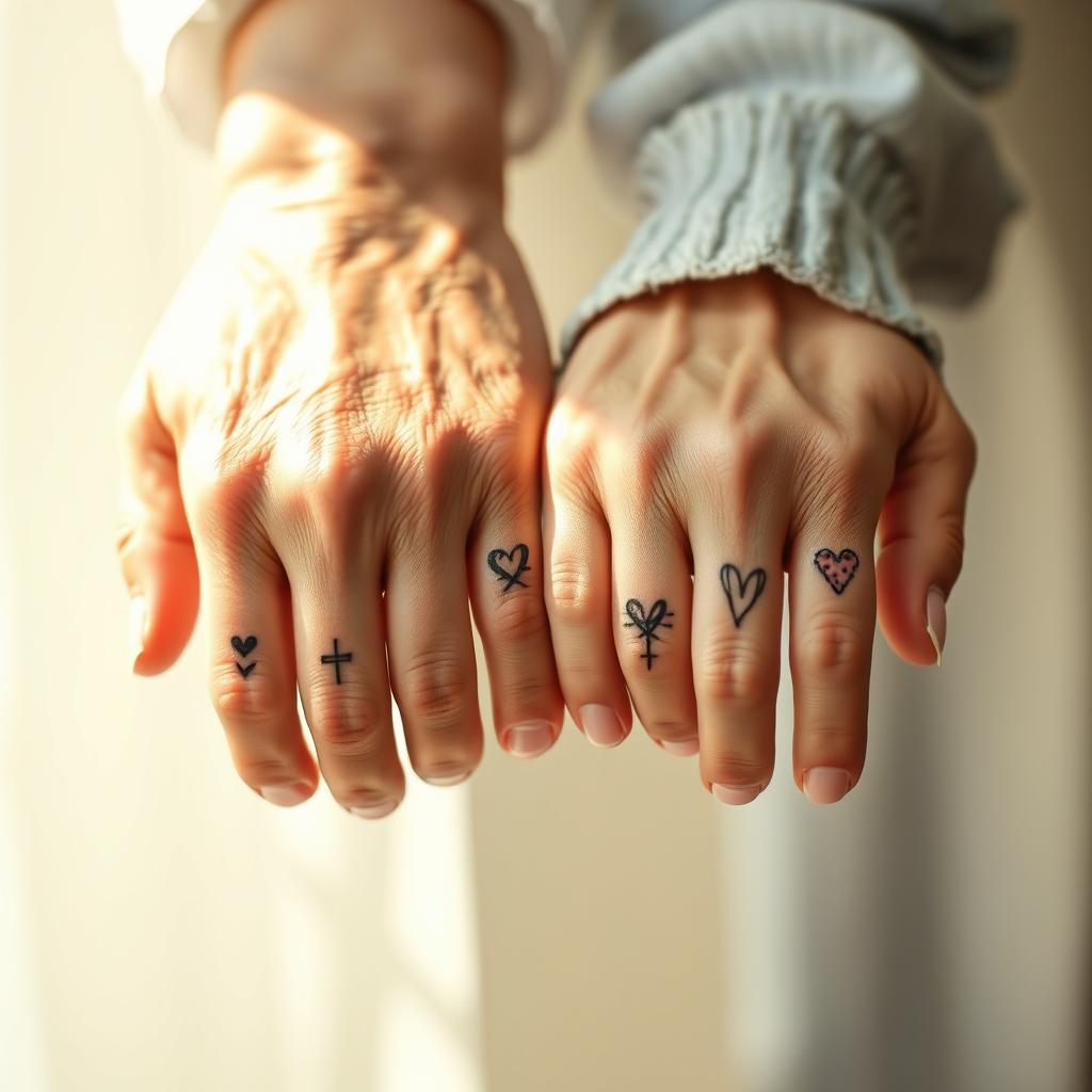 Aunt and Niece matching tattoos