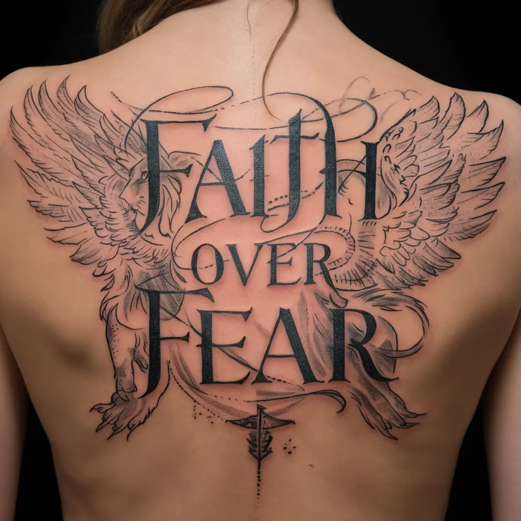 Bold and Statement Faith Over Fear Designs 2