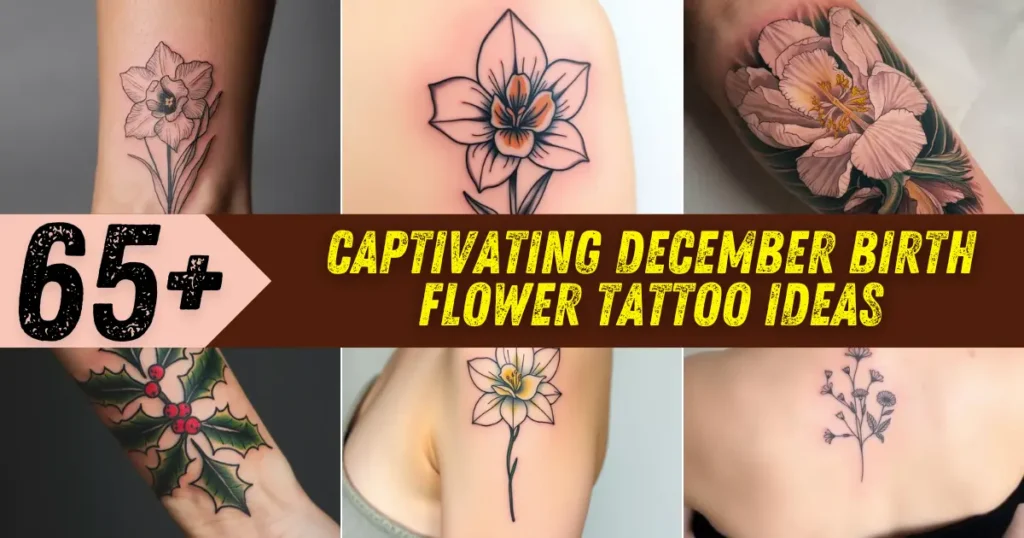 Captivating December Birth Flower Tattoo Ideas (1)