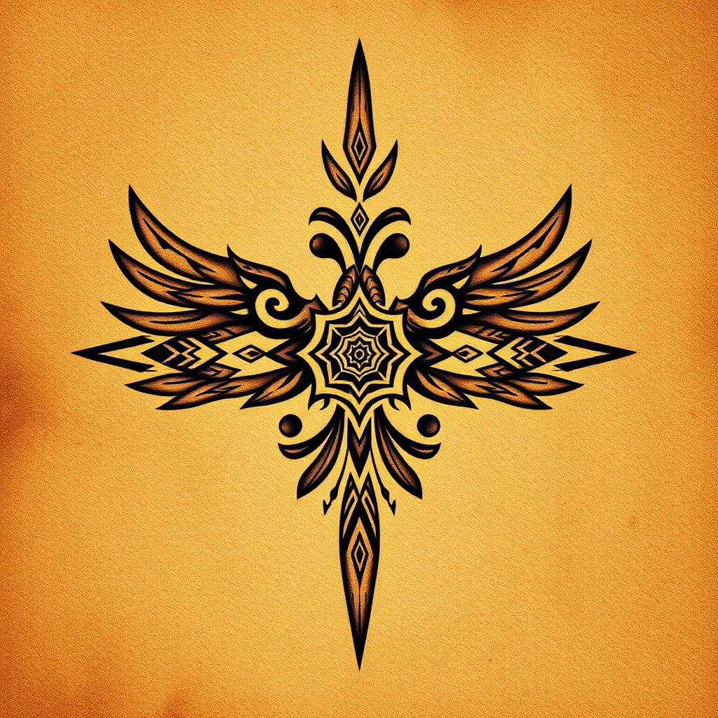 Cherokee Symbolic Body Art