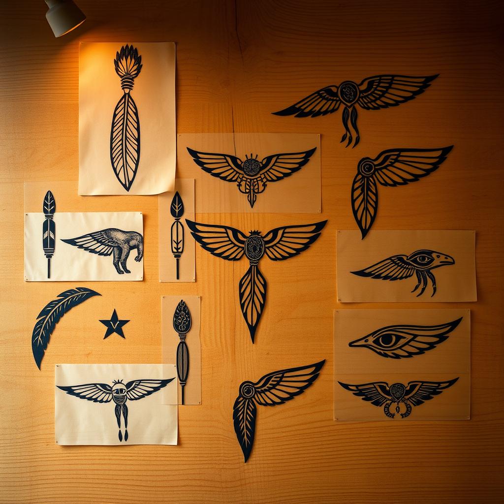 Cherokee Tribal Tattoo Design Selection