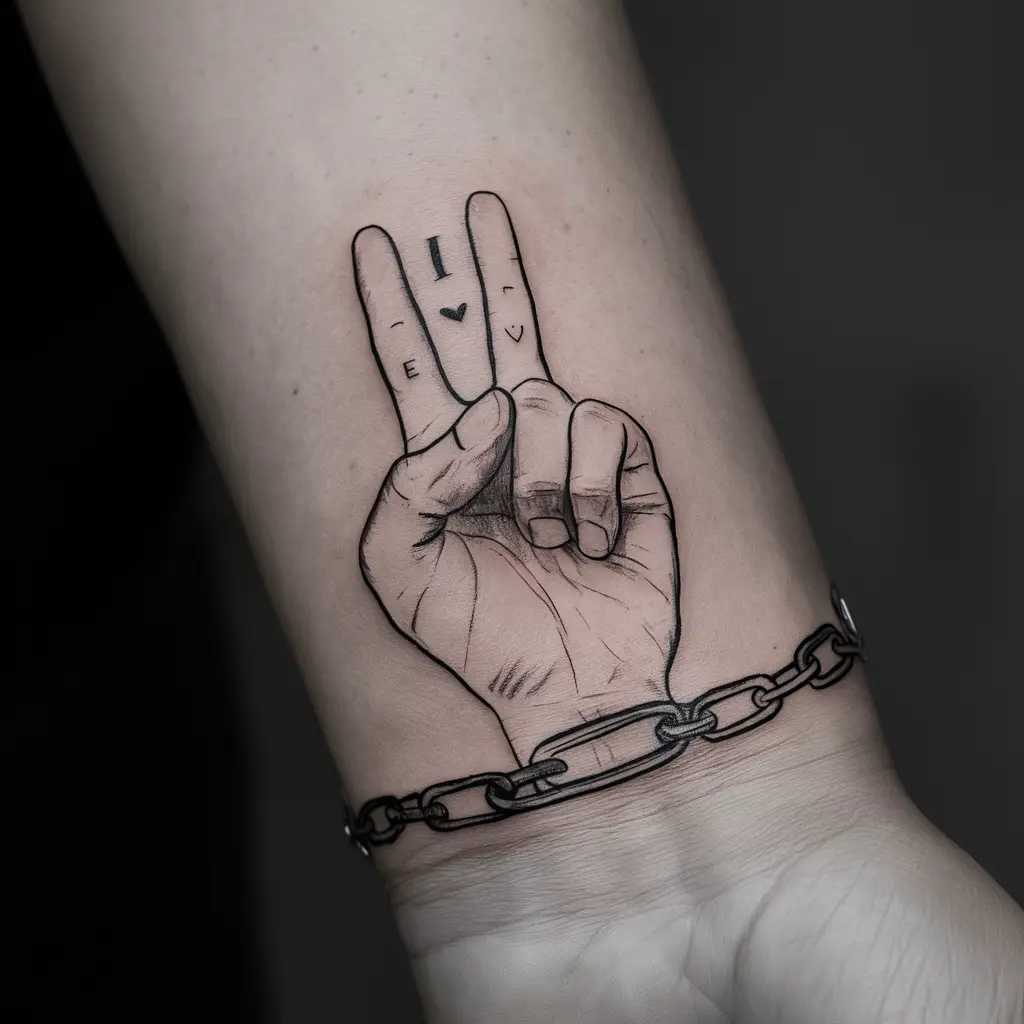 Choosing the Perfect Placement for Your Sign Language Tattoo 2