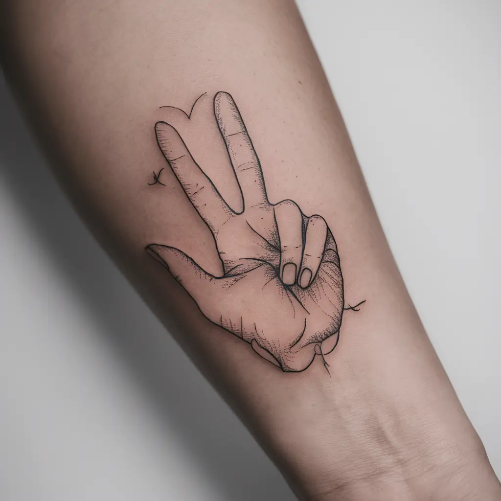 Choosing the Perfect Placement for Your Sign Language Tattoo