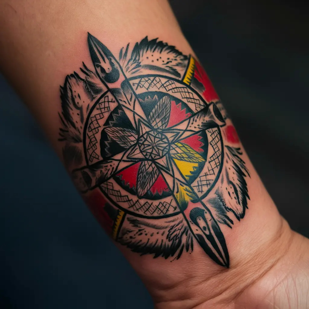 Color Symbolism in Cherokee Body Art