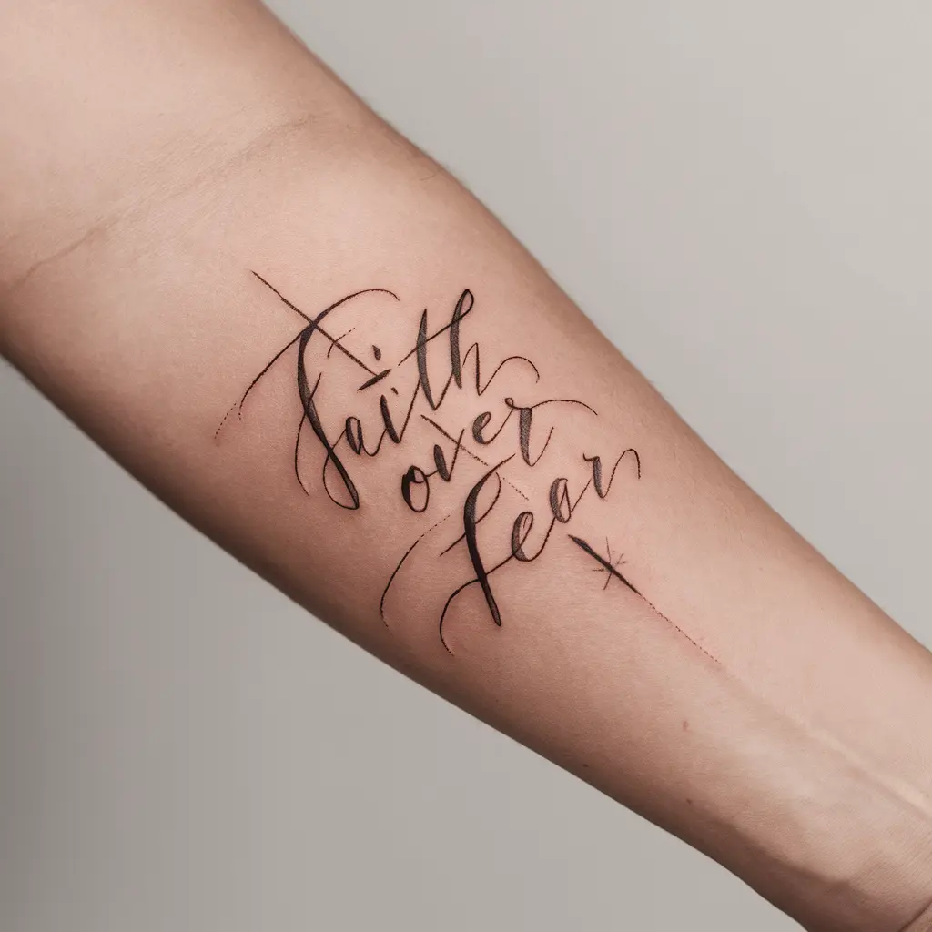 Combining Faith Over Fear with Religious Symbols 2