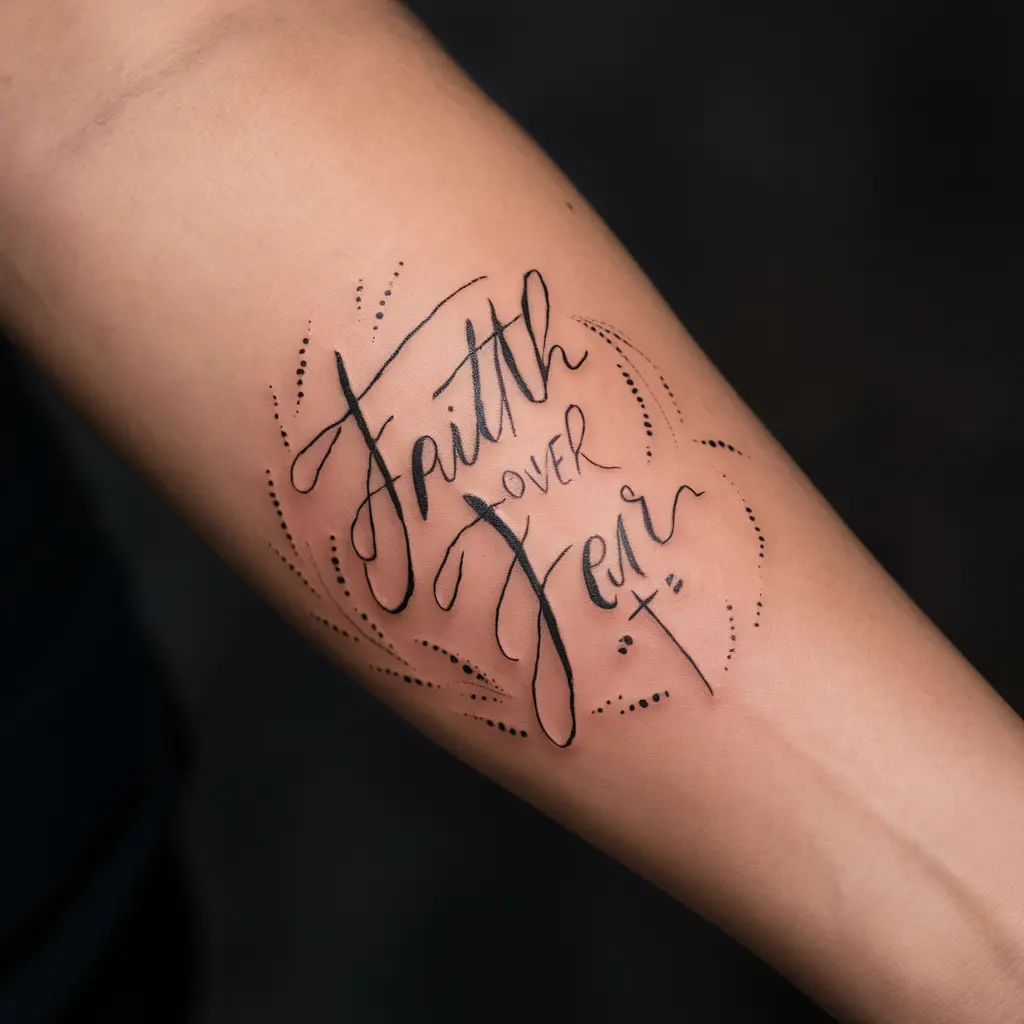 Combining Faith Over Fear with Religious Symbols
