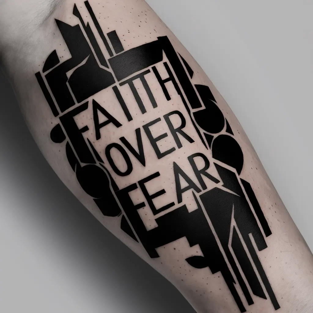 Contemporary Takes on Traditional Faith Over Fear Designs