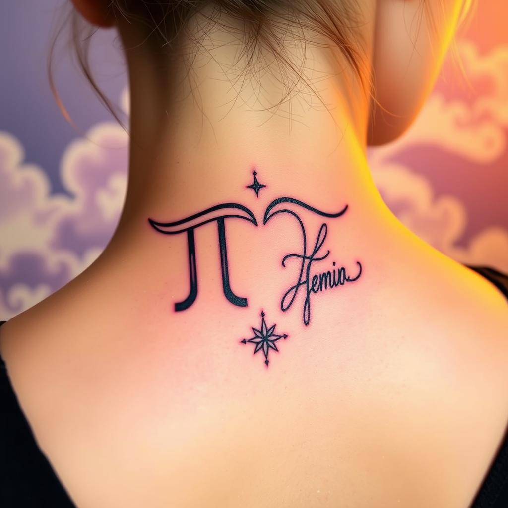 Gemini Star Sign Tattoos Personalization