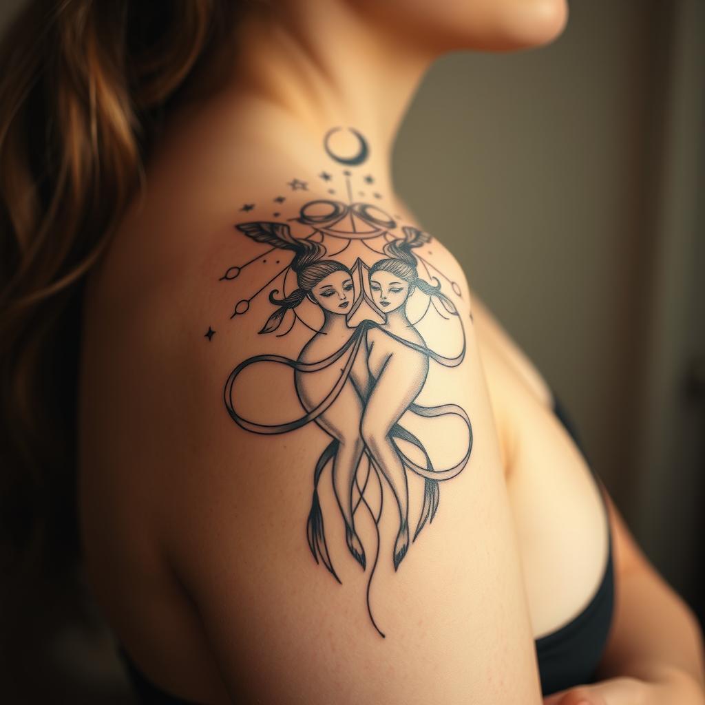 Gemini Zodiac Tattoo Elements