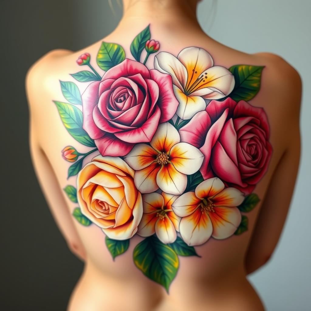 June Birth Flower Tattoo Design