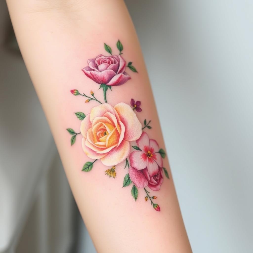 June Birth Flower Tattoos for Females