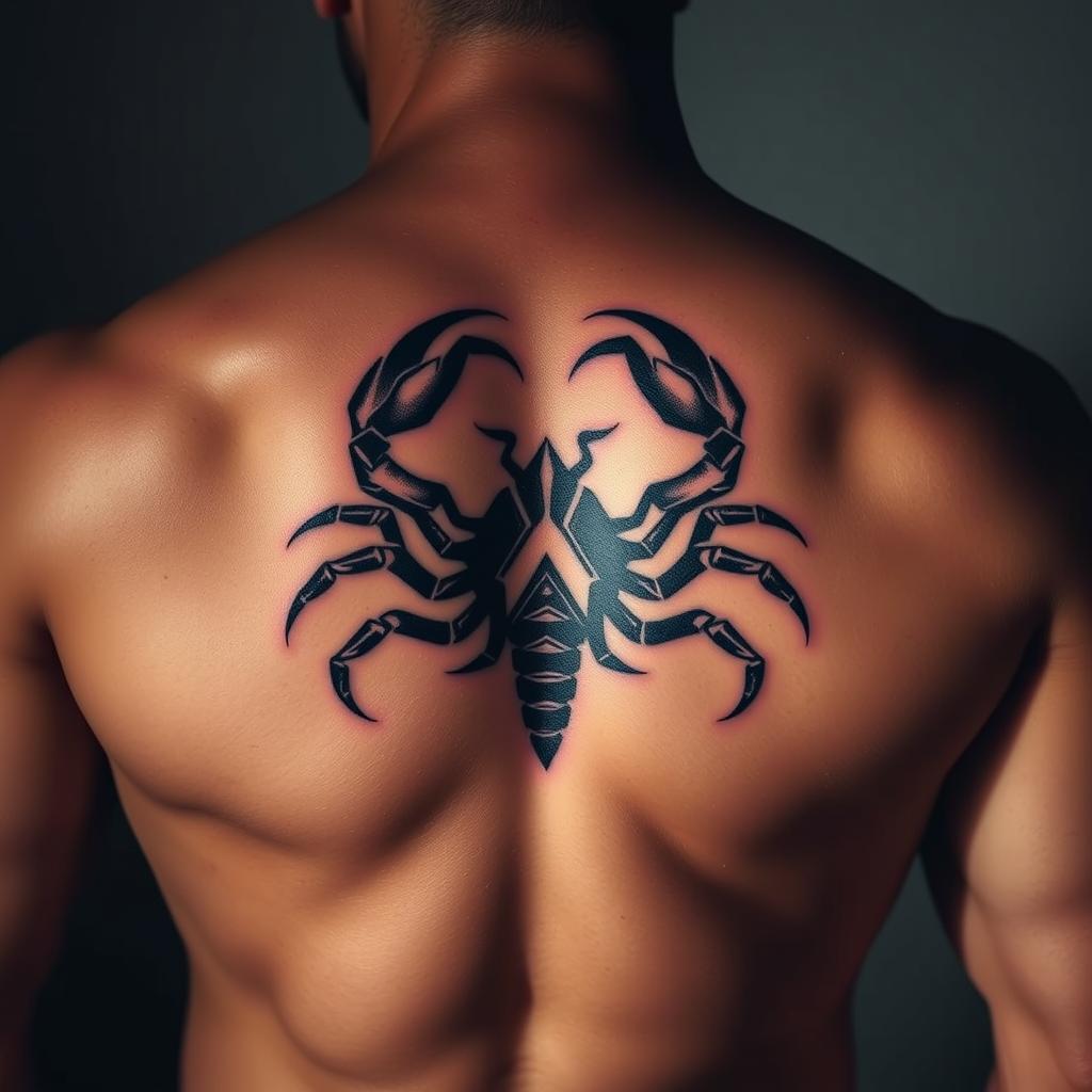 Masculine Scorpio Tattoo Designs