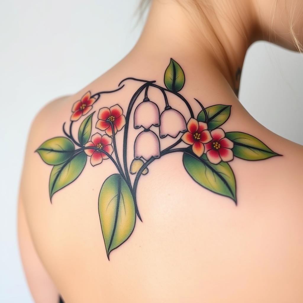 May Birth Flower Tattoo Designs