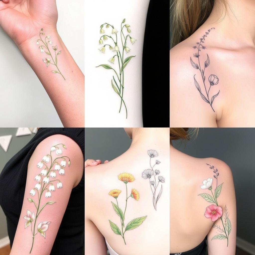 May Birth Flower Tattoo Placement Guide