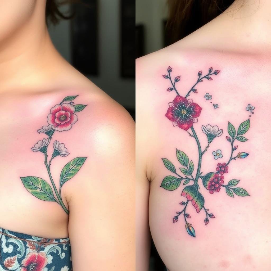 May birth flower tattoos