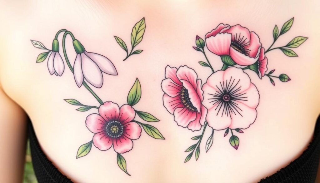 Meaningful January Birth Flower Tattoo Designs