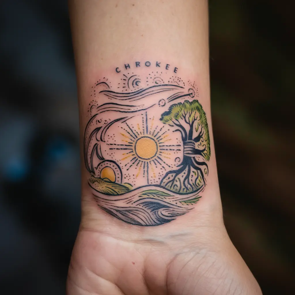 Natural Elements in Cherokee Designs 2