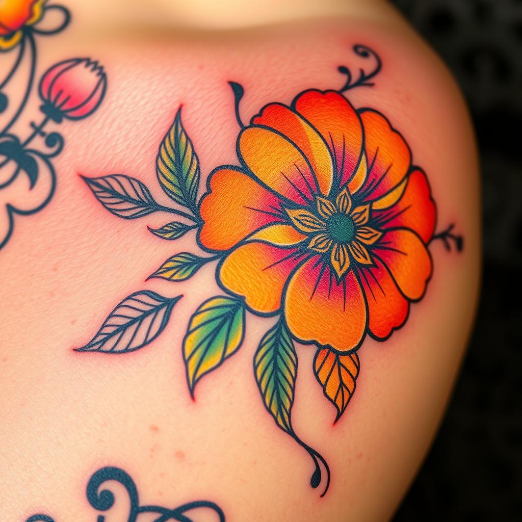 October birth flower tattoos