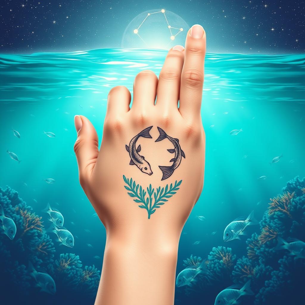 Pisces Tattoo Size Options
