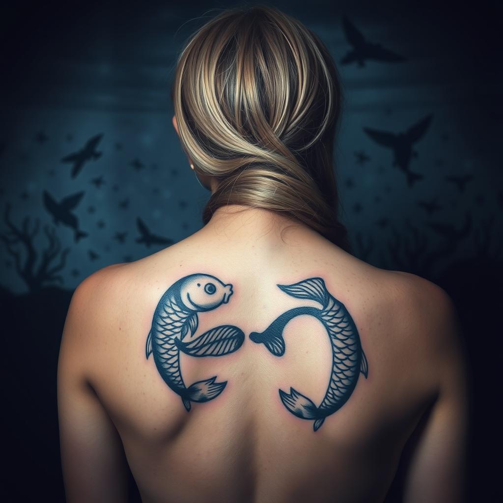 Pisces Zodiac Ink Designs