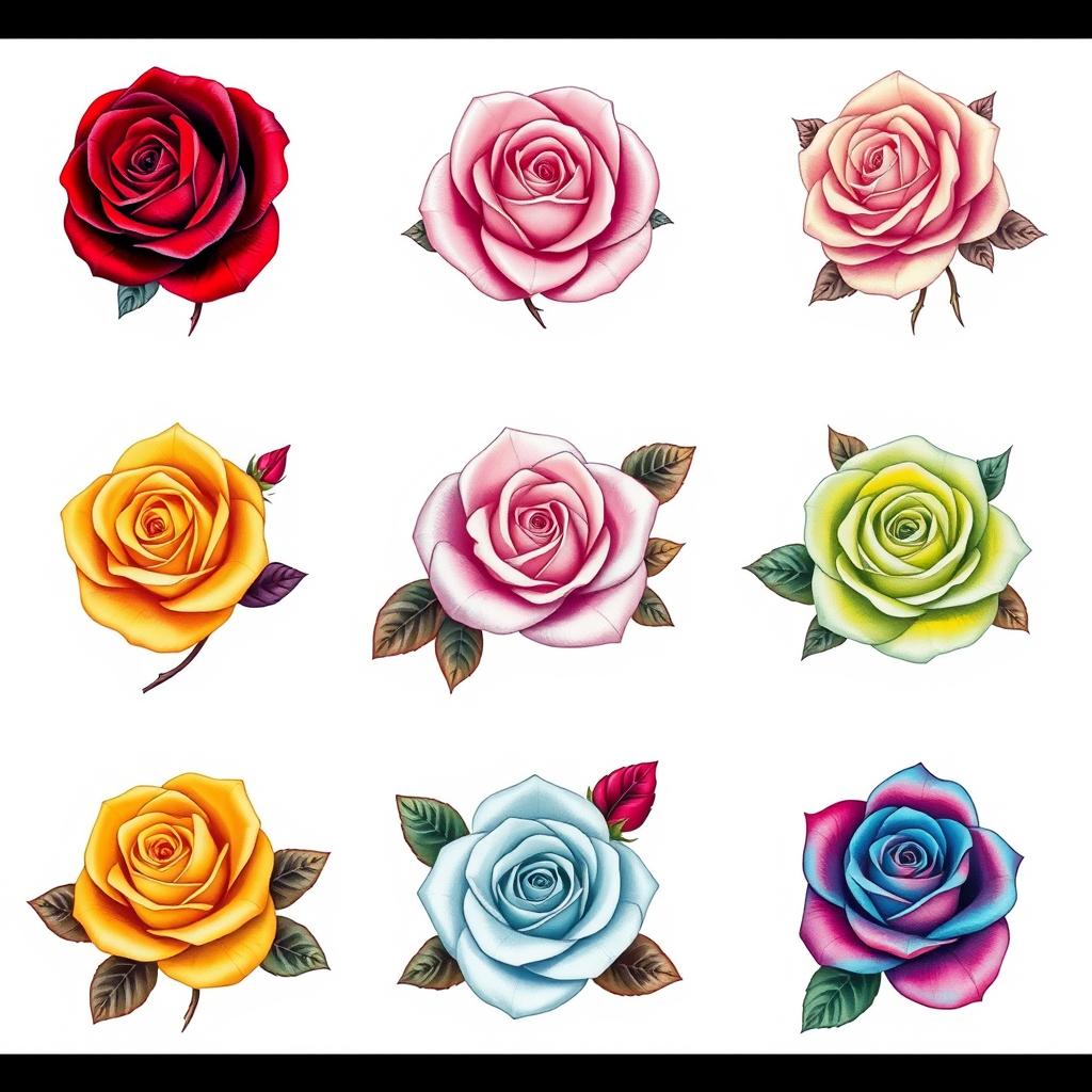 Rose Tattoo Color Meanings