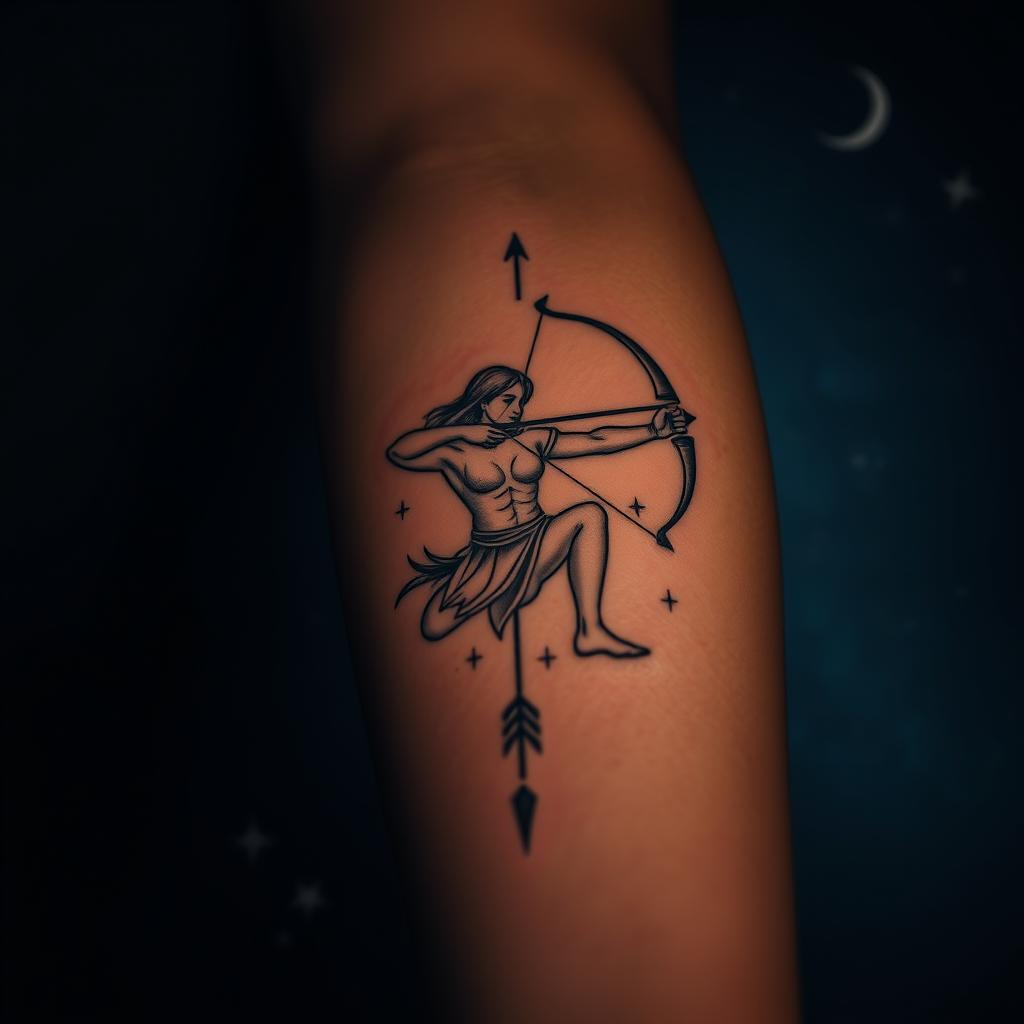 Sagittarius Zodiac Ink Personalization