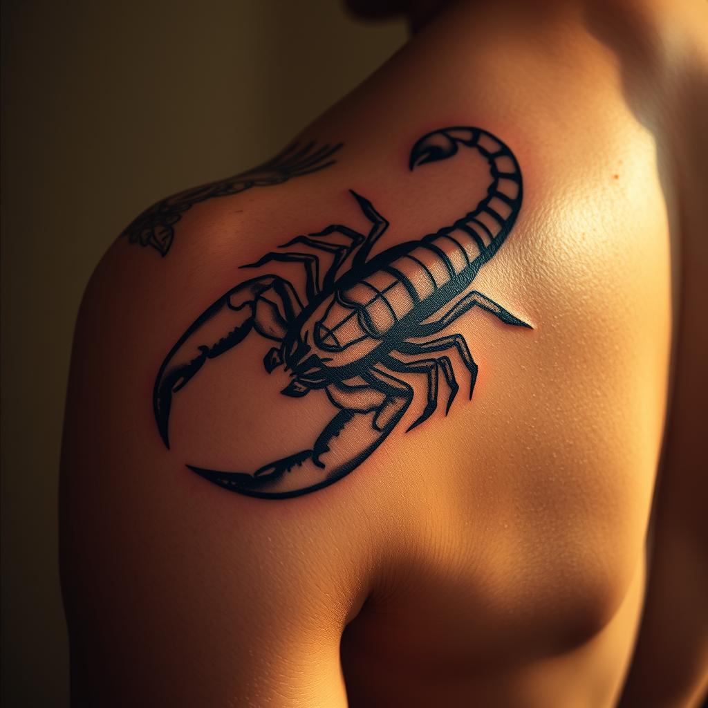 Scorpio Zodiac Ink Placement Options