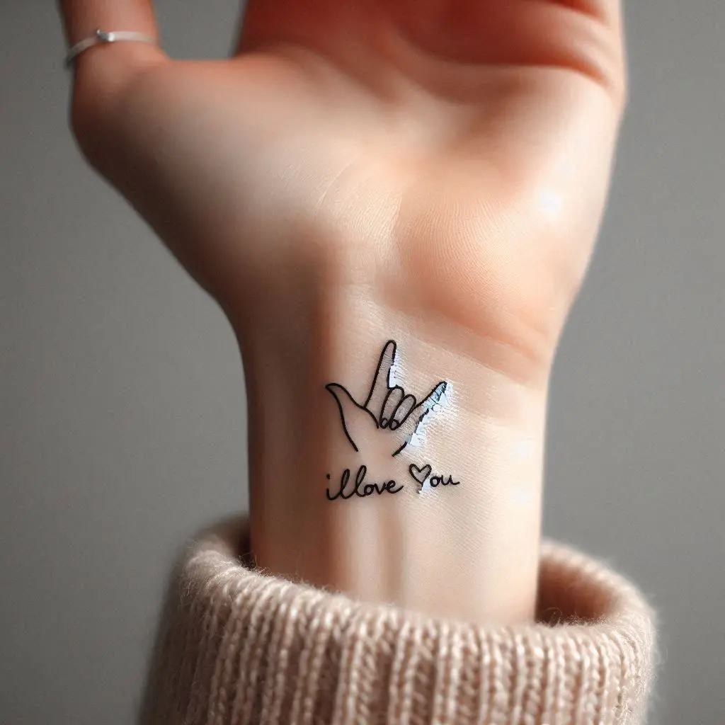 Size Considerations for Sign Language Hand Symbol Tattoos