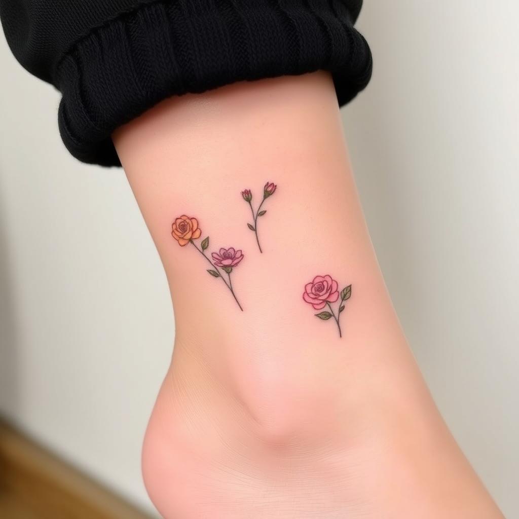 Small June Birth Flower Tattoo Designs
