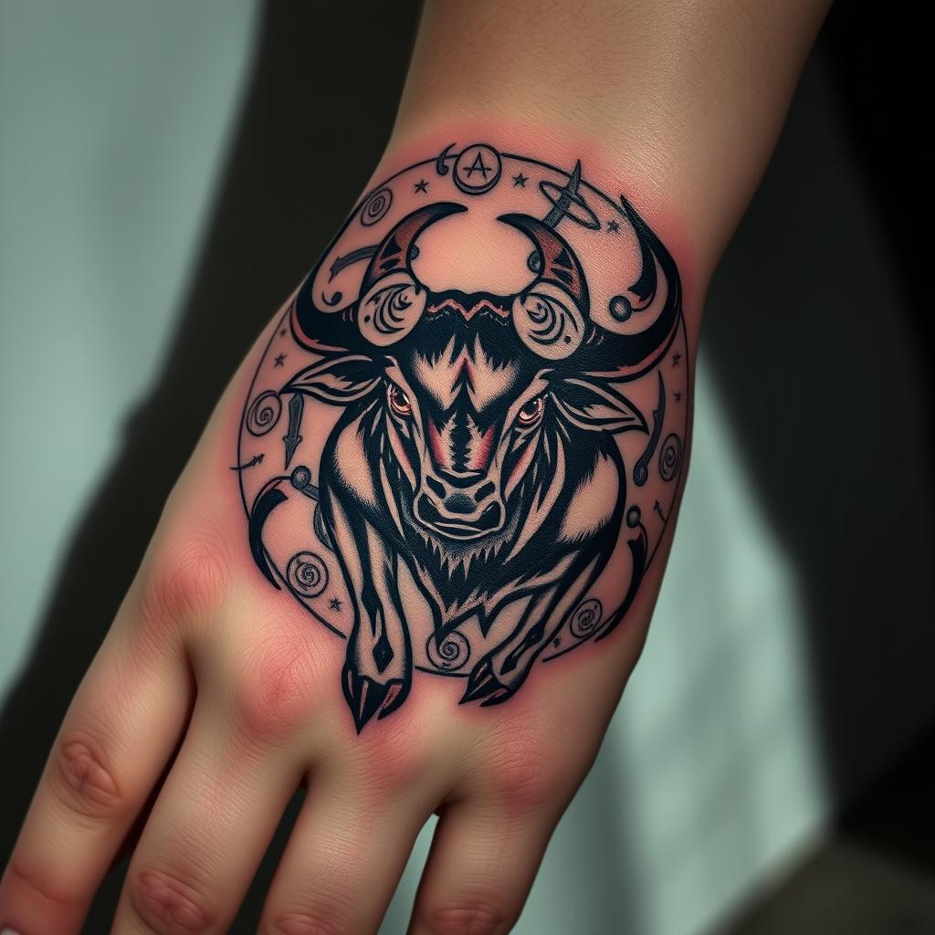 Taurus Bull Tattoo Designs
