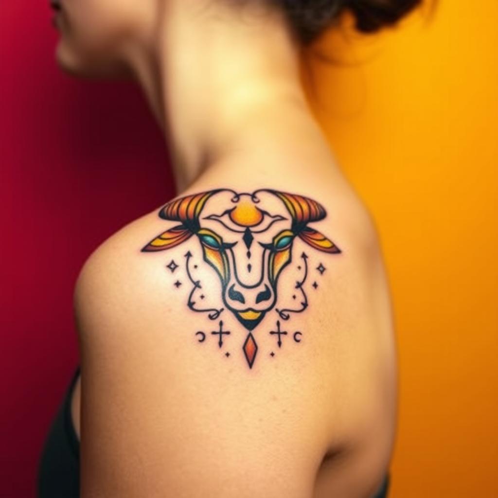 Taurus Zodiac Tattoo Color Palette