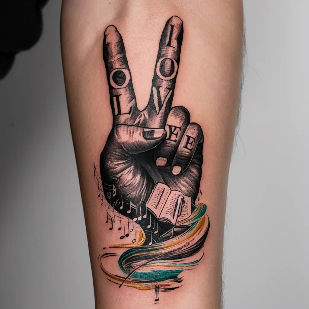 The Deep Meaning Behind Sign Language Tattoo Art 2
