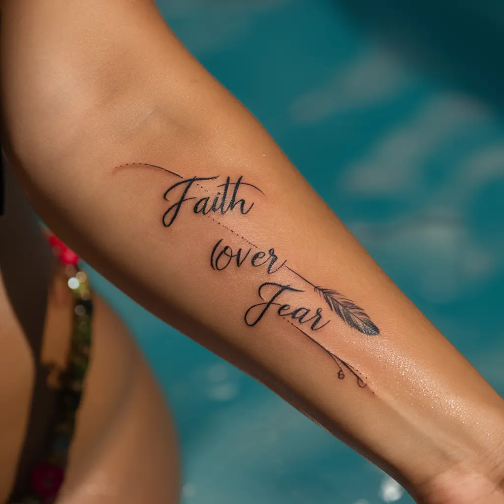 Understanding the Symbolism Behind Faith Over Fear Tattoos