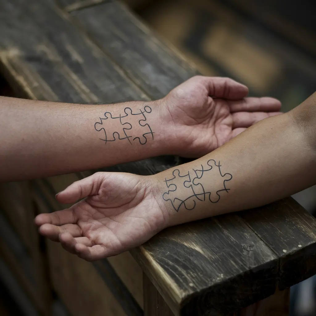 Understanding the Symbolism Behind Puzzle Piece Tattoos 3