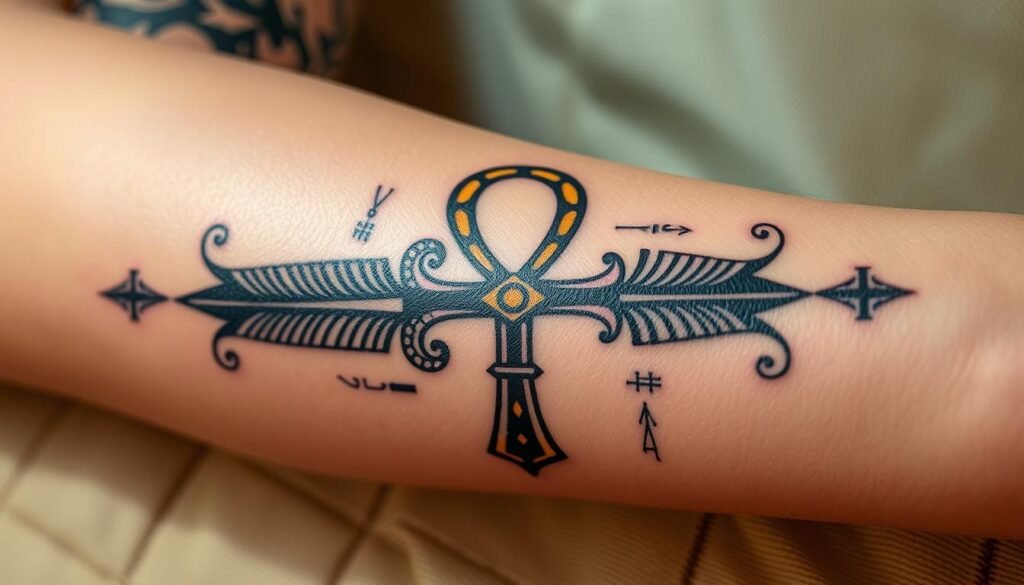 ankh symbol tattoo