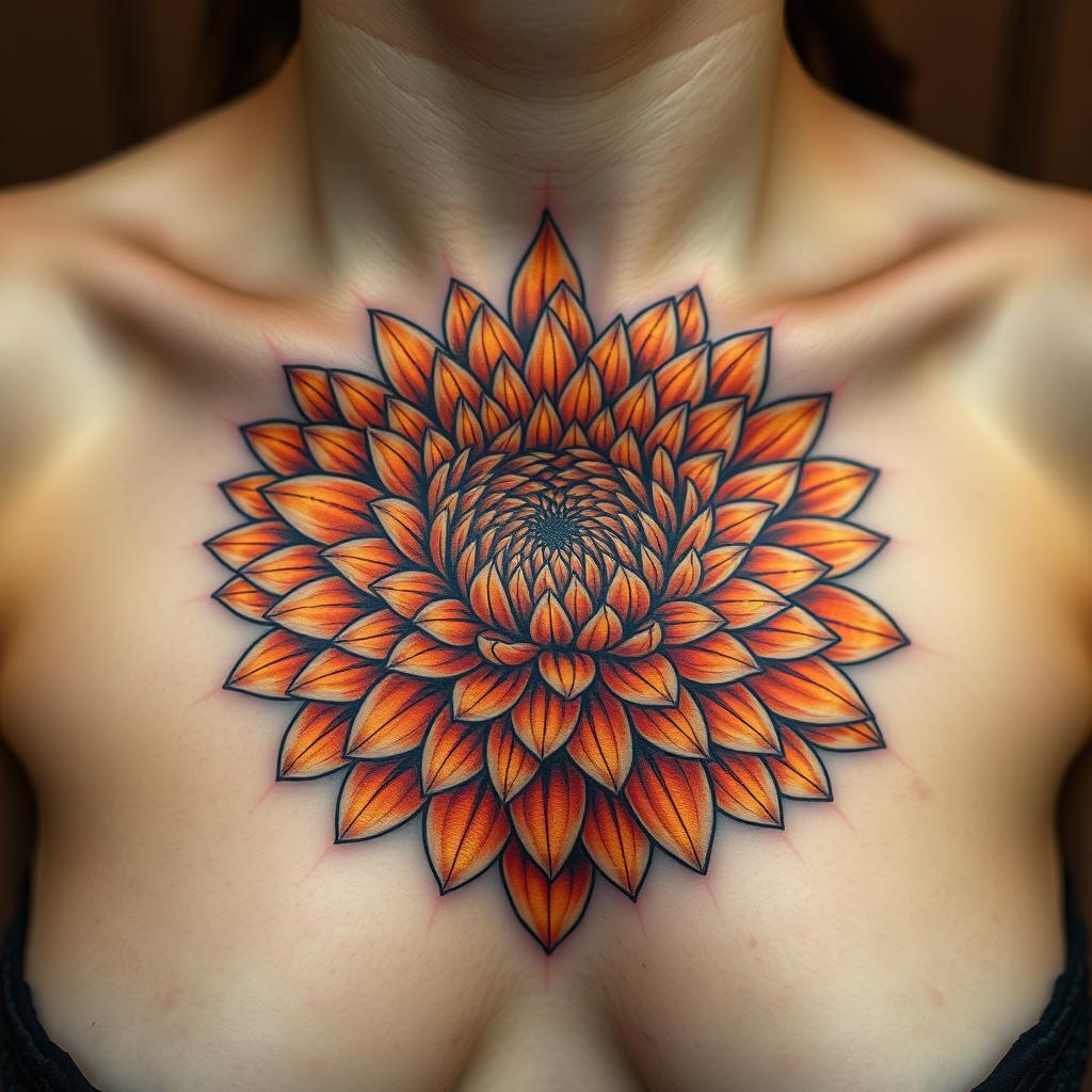 chrysanthemum symbolism tattoo