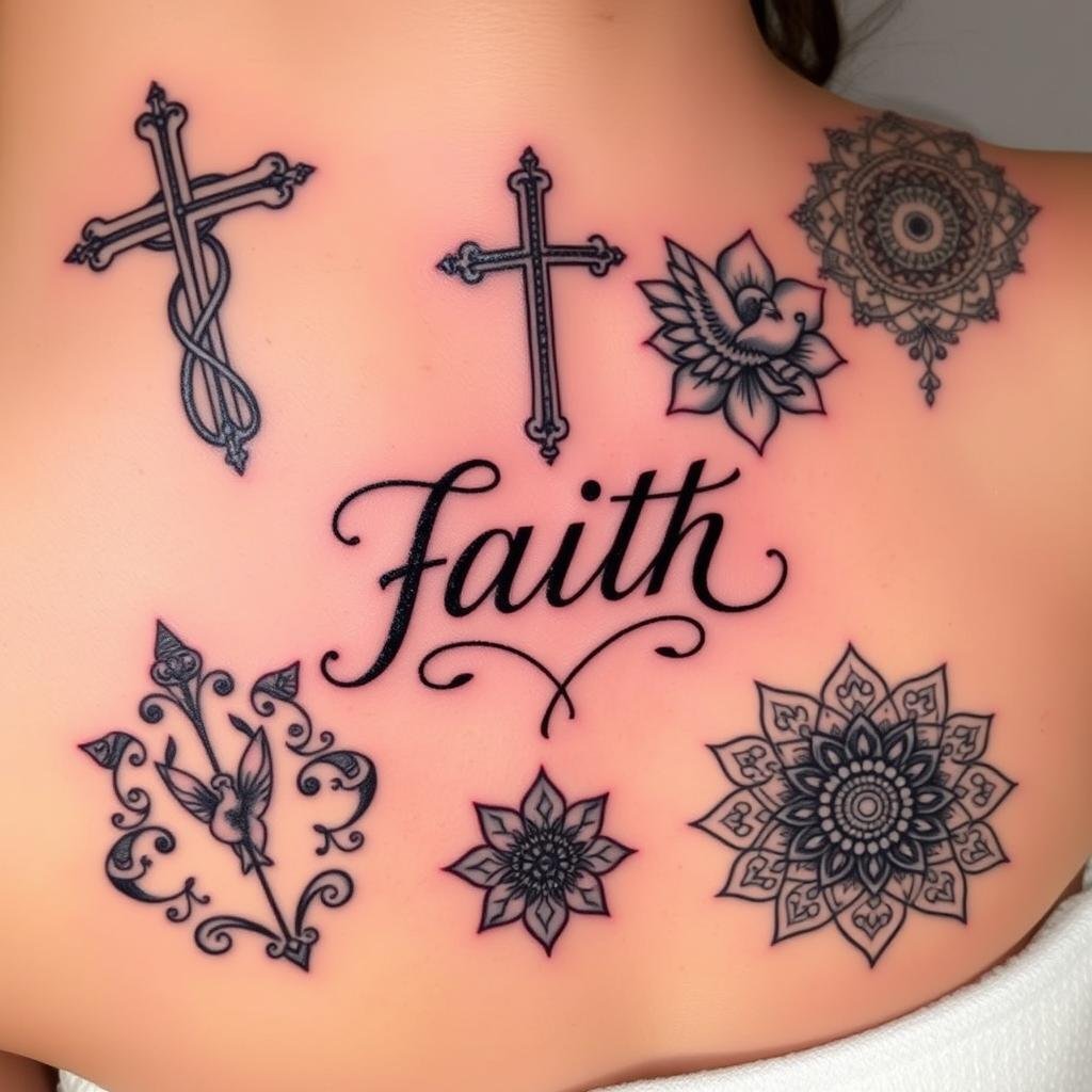 faith symbol tattoos