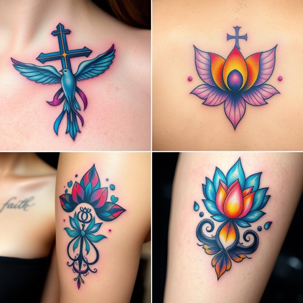 faith symbol tattoos