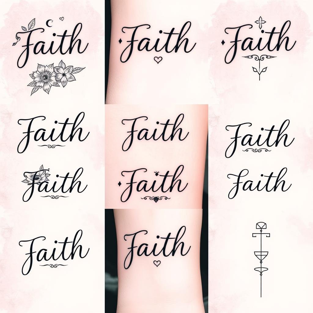 faith symbol tattoos