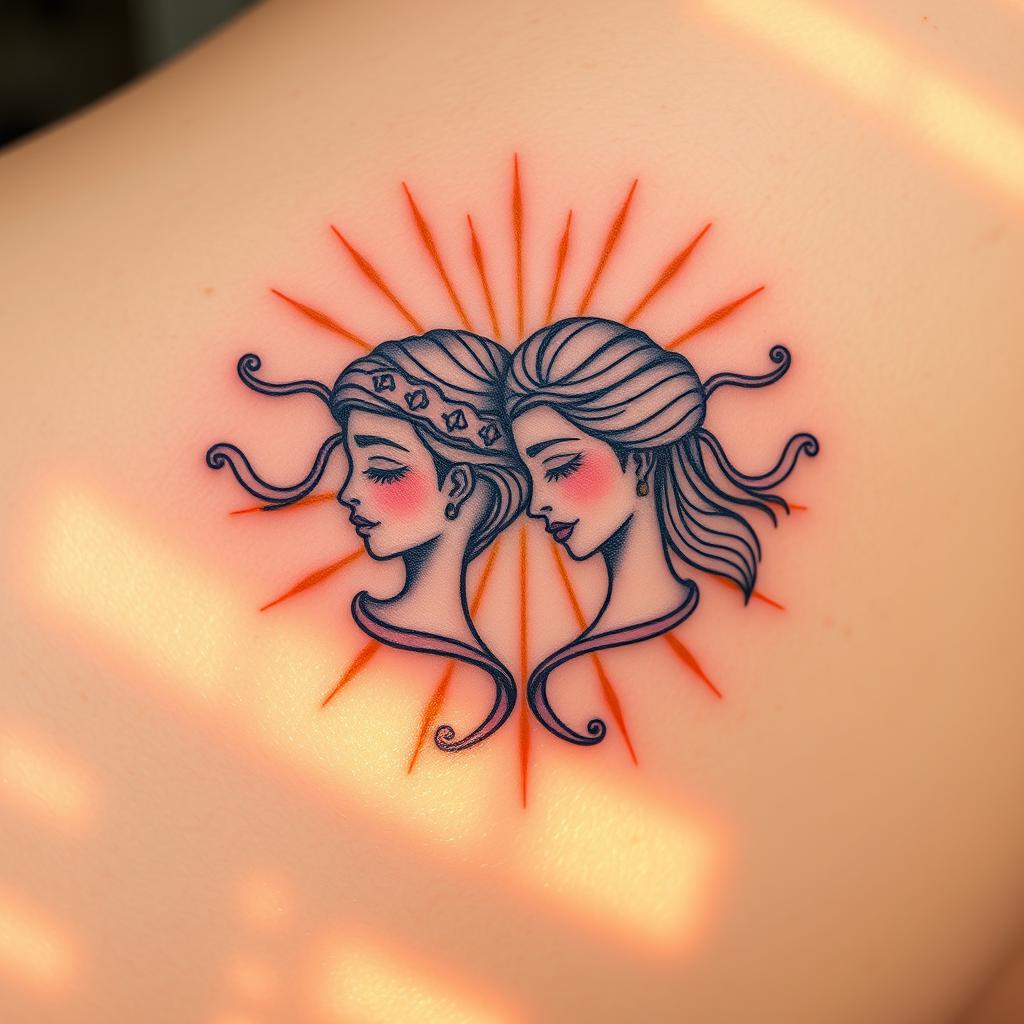 gemini sign tattoos