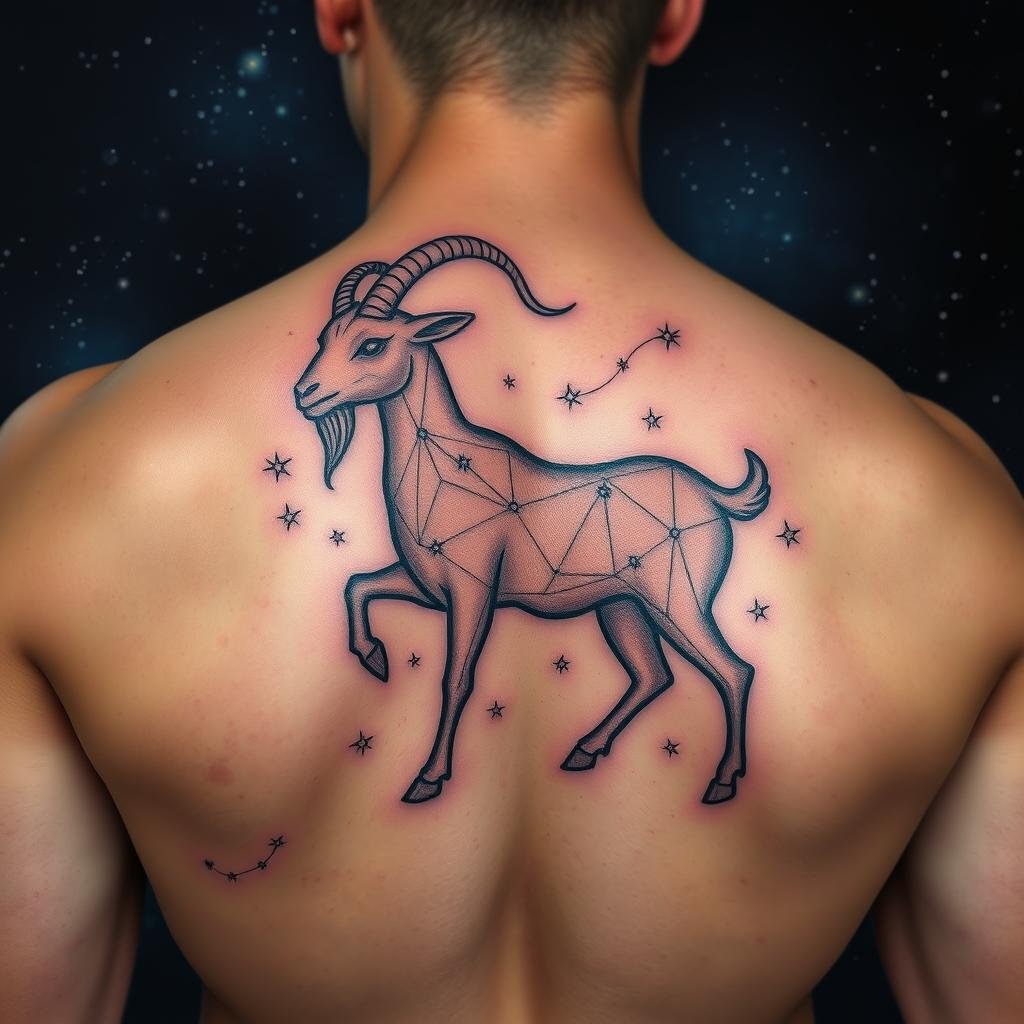 goat constellation tattoos