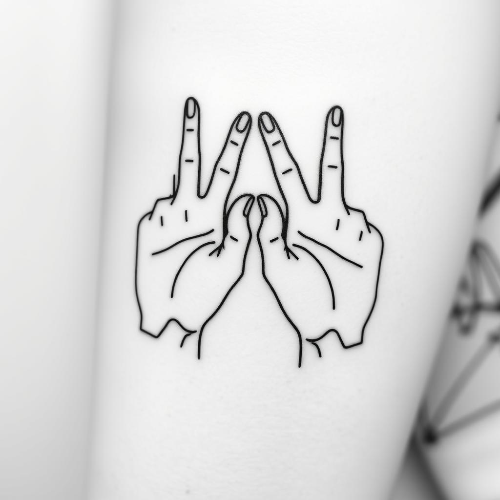 i love you sign language tattoos