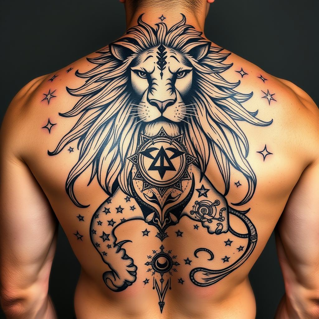 leo sign tattoos