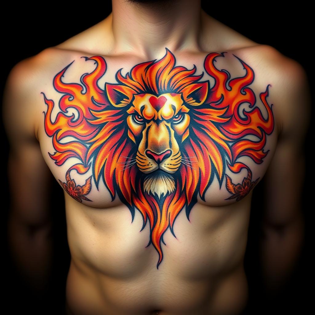 leo tattoo design