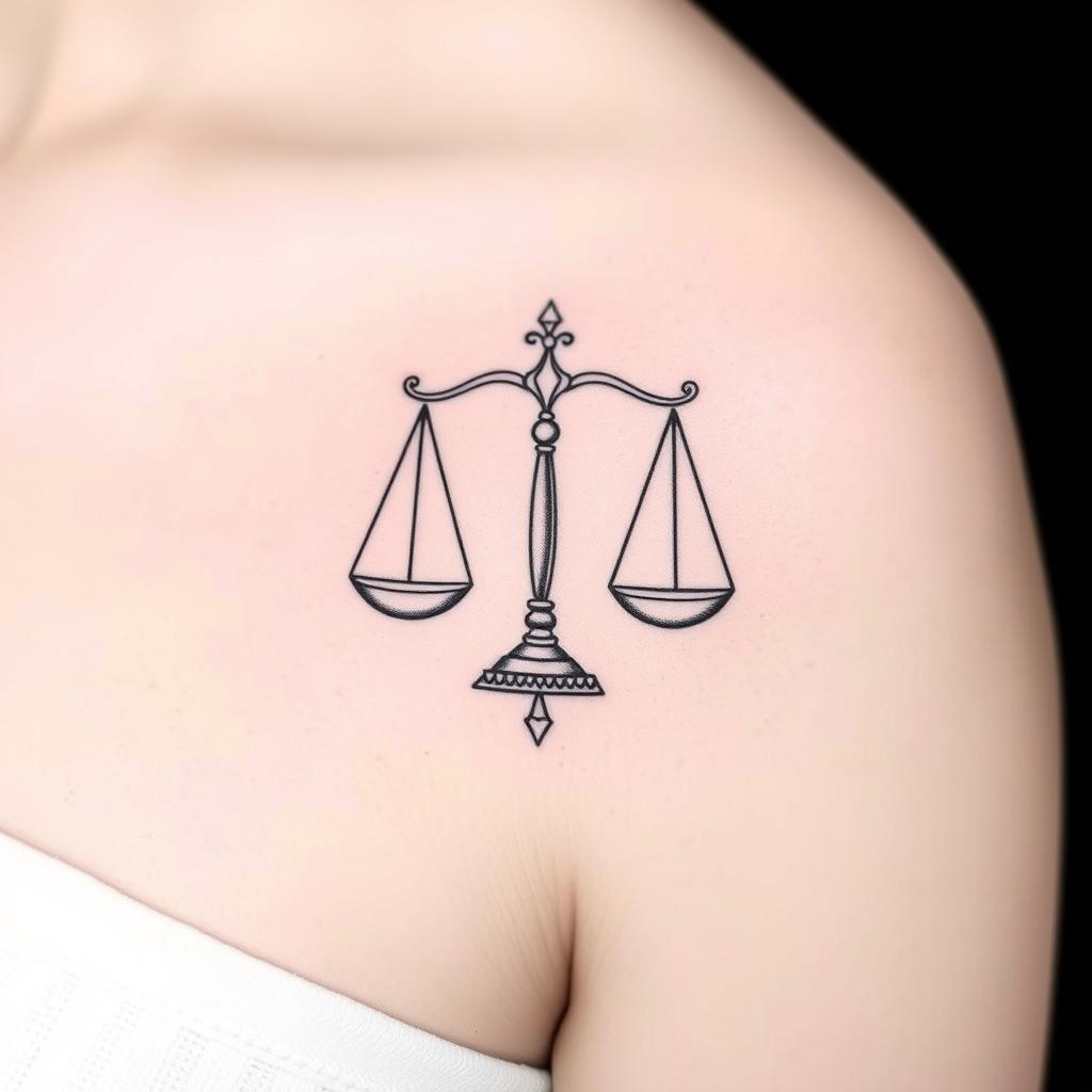 libra zodiac tattoos