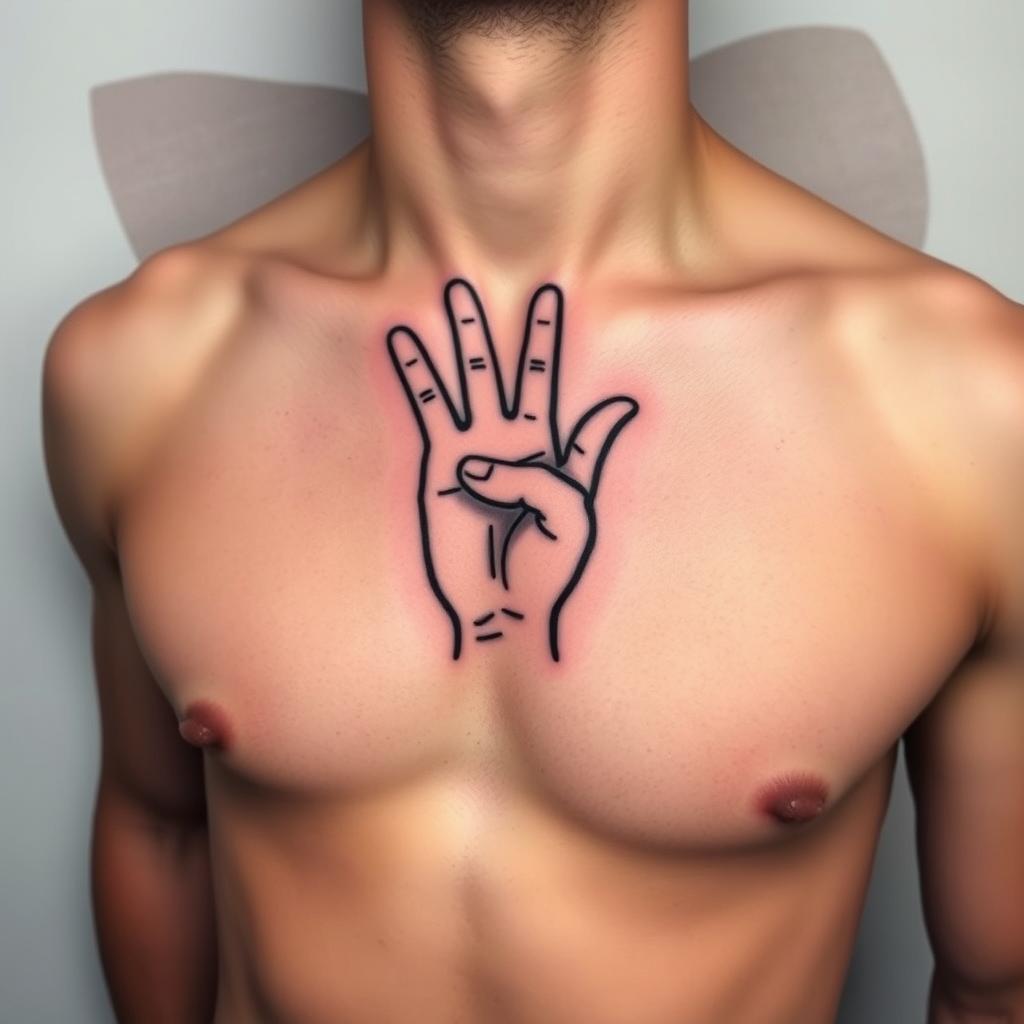 love in sign language tattoo designs