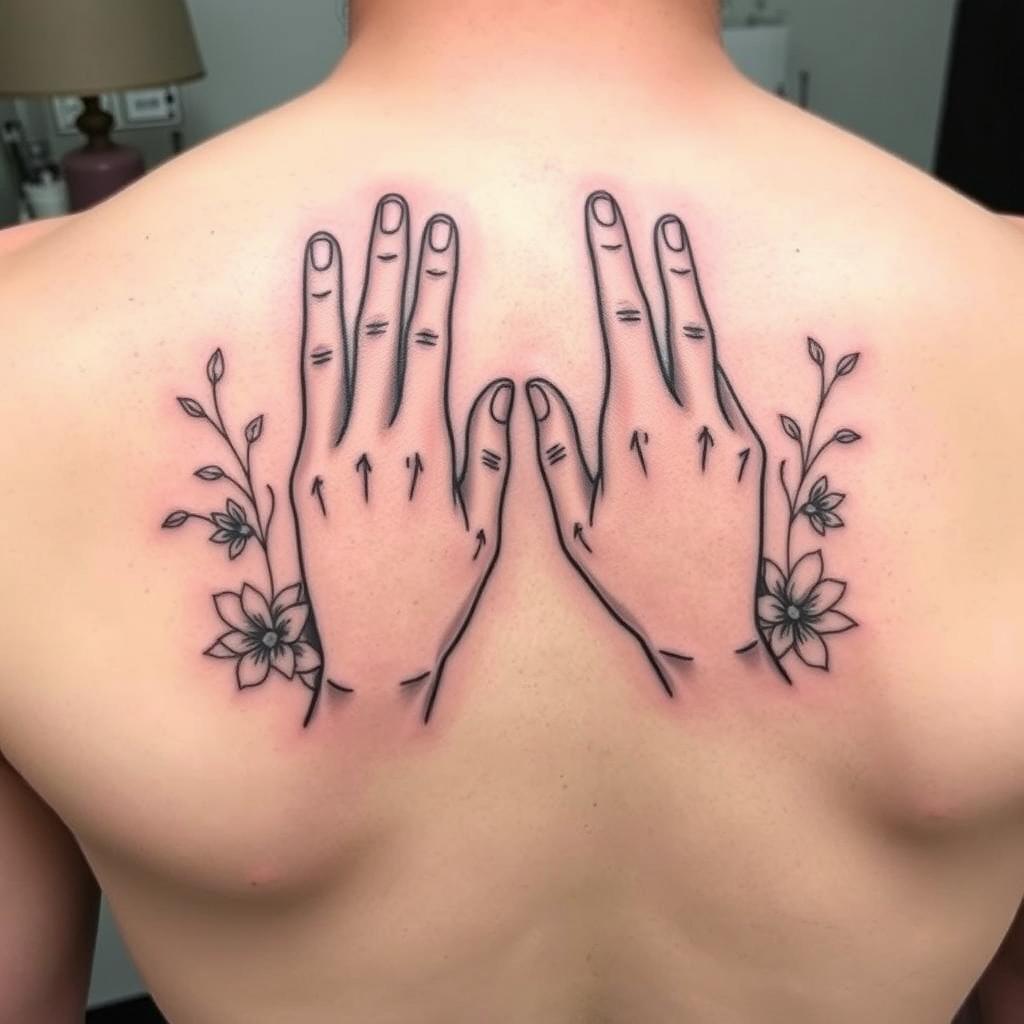 love in sign language tattoo